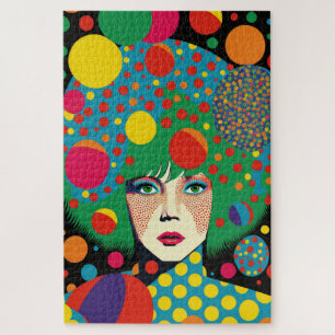Quebra-cabeça Mulher Polka-dot