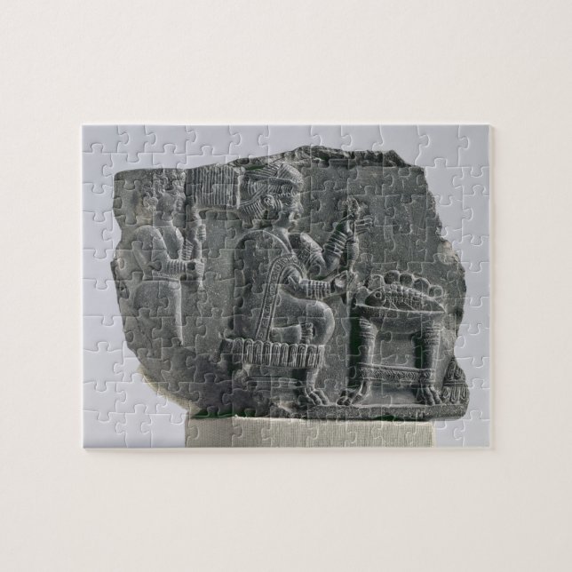 Quebra-cabeça Mulher que gira, período Neo-Elamite de Elamite, (Horizontal)