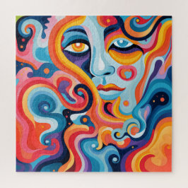 Quebra-cabeça Mulher Vibrante Grelha de Emoções