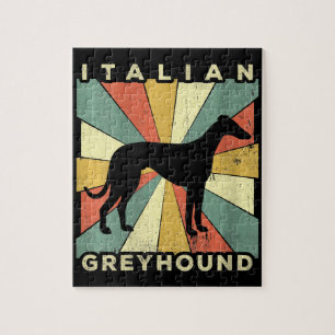 Quebra-cabeça Mulheres italianas Cachorro de Greyhound 70 Presen