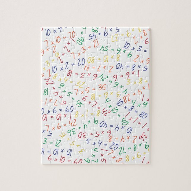 Quebra-cabeça Multiplicações (Vertical)