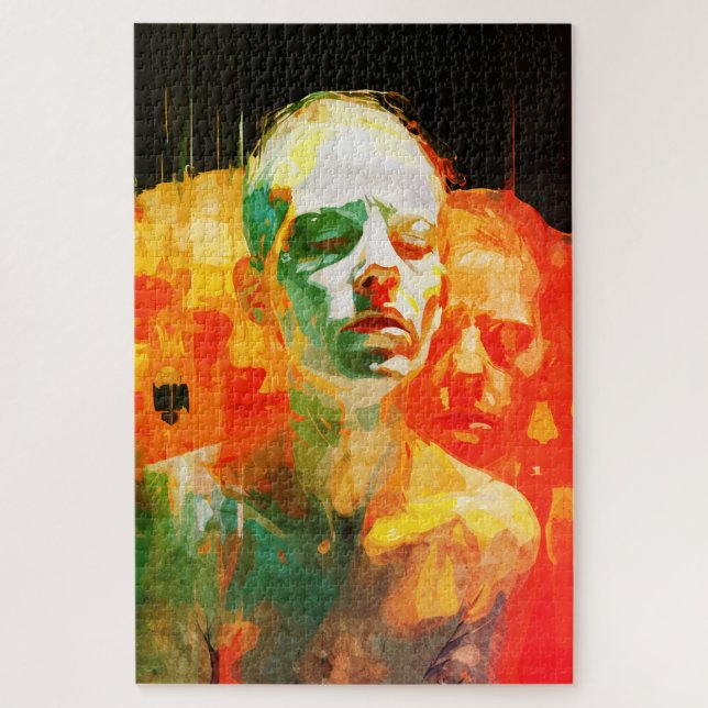 Quebra-cabeça Multiplicidade da Mente Retrato Emocional Abstrato (Vertical)