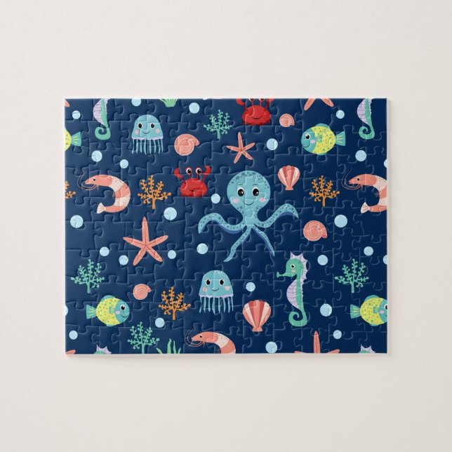 Quebra-cabeça Mundo do Mar (Horizontal)