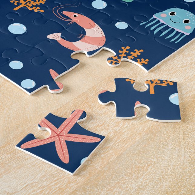 Quebra-cabeça Mundo do Mar (Lateral)