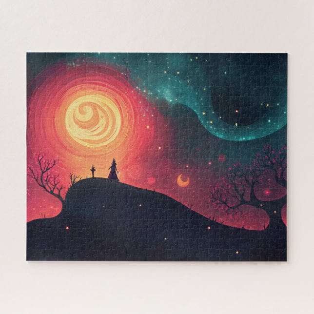 Quebra-cabeça Mundo Mágico Whimsical (Horizontal)