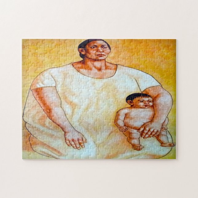 Quebra-cabeça Murais de Muros Mexicanos. (Horizontal)