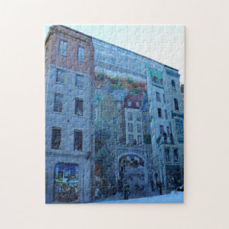 Quebra-cabeça Mural em Cidade Velha de Quebec, Quebec, Canadá