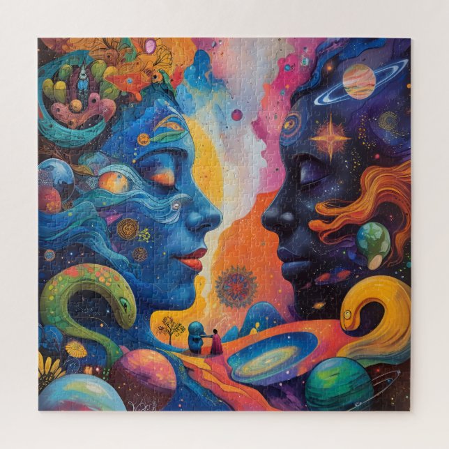 Quebra-cabeça museu espacial (Vertical)