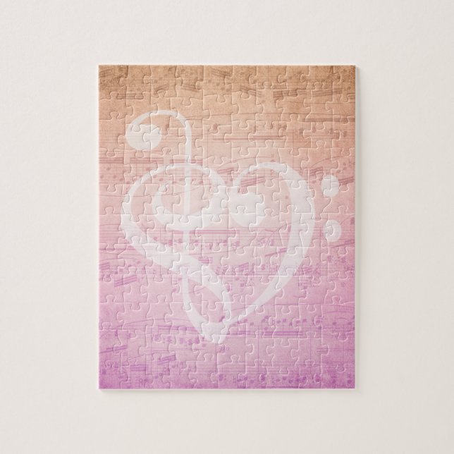 Quebra-cabeça Música do amor (Vertical)