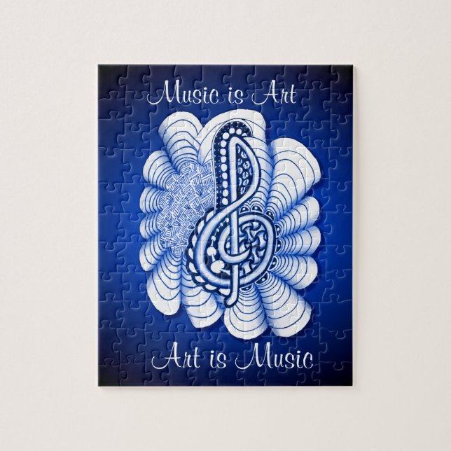 Quebra-cabeça Música é Arte (Vertical)