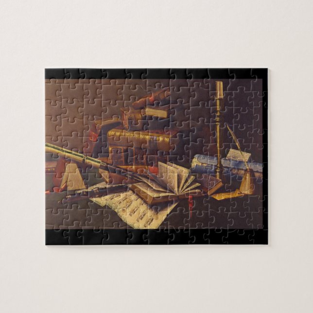 Quebra-cabeça Música & Literature', William_Art de América (Horizontal)