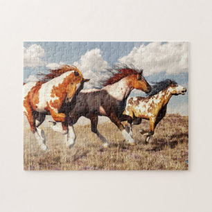 Quebra-cabeça Mustang de galope
