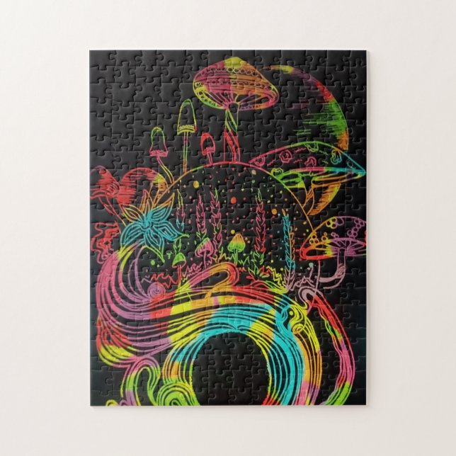 Quebra-cabeça Mycorrhizal Fungi (Vertical)