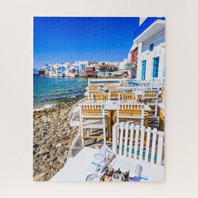 Quebra-cabeça Mykonos belo dia (Vertical)