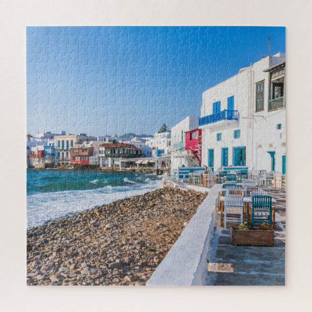 Quebra-cabeça Mykonos, Grécia (Vertical)