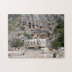 Quebra-cabeça Myra Rock Tombs - Turquia (antiga Unesco)