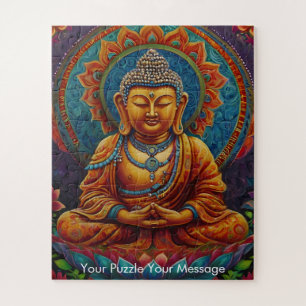 Quebra-cabeça Mystic Boho Buddha Mandala