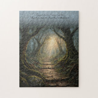 Quebra-cabeça Mystic Forest Path Spiritual Jigsaw Puzzle
