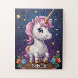 Quebra-cabeça Mystic Unicorn Midnight Personalizada