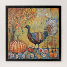 Mystical Crescent Moon Fall Turkey