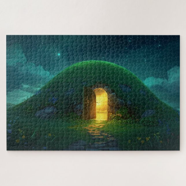 Quebra-cabeça Mystical Irish Fairy Mound Jigsaw Puzzle (Horizontal)