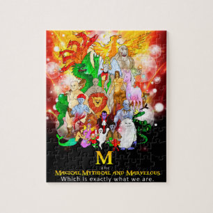 Quebra-cabeça Mythical e maravilhoso mágico das