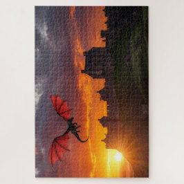 Quebra-cabeça Mythical Welsh Dragon Jigsaw Puzzle