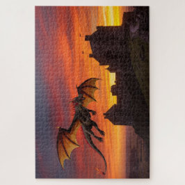 Quebra-cabeça Mythical Welsh Dragon Jigsaw Puzzle