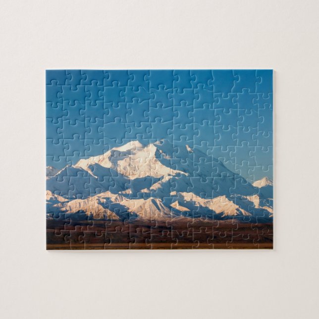 Quebra-cabeça N.A., EUA, Alasca.  Mt. McKinley no Denali (Horizontal)