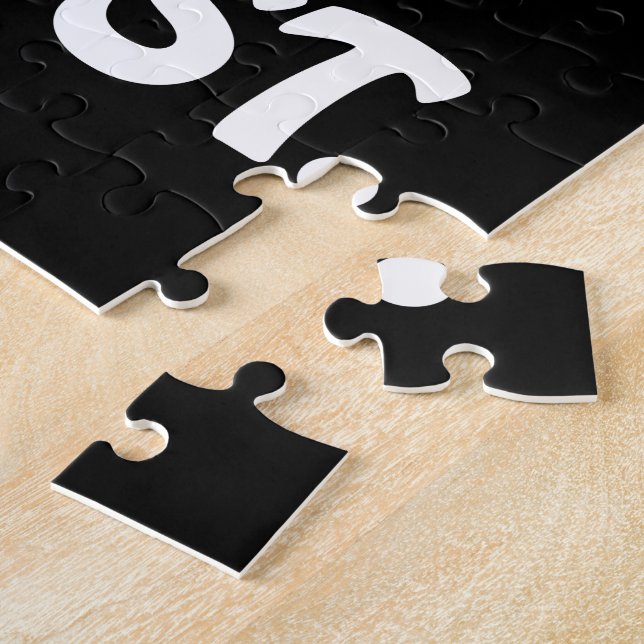 Quebra-cabeça Na Alma Confiamos. (Lateral)