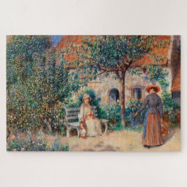 Quebra-cabeça Na Bretanha, por pintura impressionista renoir