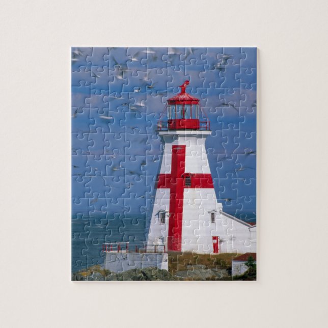 Quebra-cabeça NA, Canadá, New Brunswick, Ilha Campobello. 8 (Vertical)