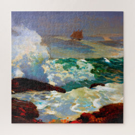Quebra-cabeça Na costa de sotavento Winslow Homer 1900