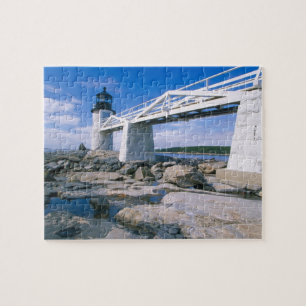 Quebra-cabeça NA, EUA, Maine, Port Clyde.  Marshall Point