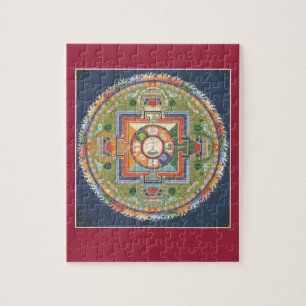 QUEBRA-CABEÇA NA LATA - mandala Buddha da piedade