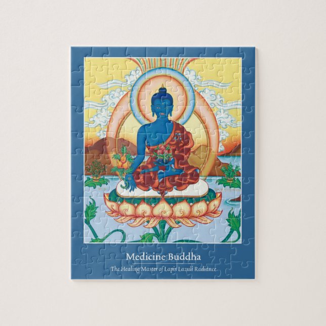 QUEBRA-CABEÇA NA LATA - medicina Buddha - mestre (Vertical)