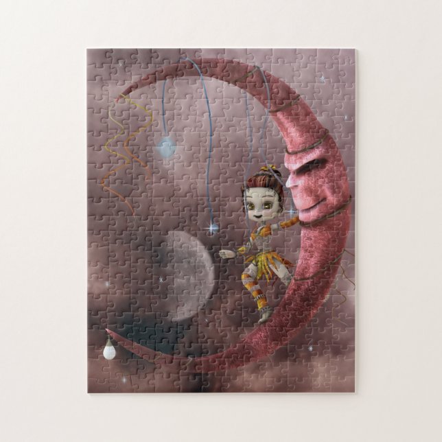 Quebra-cabeça na lua (Vertical)