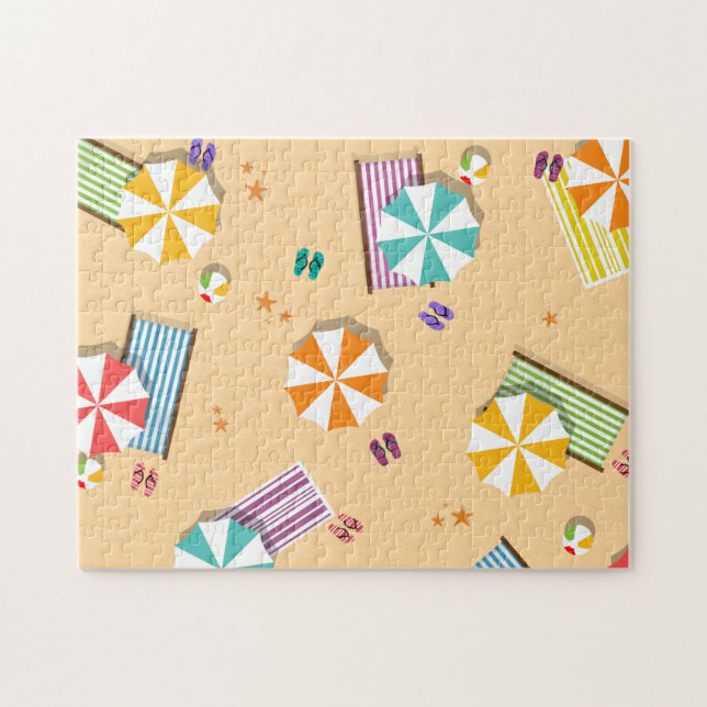 Quebra-cabeça Na Praia (Horizontal)