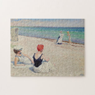Quebra-cabeça Na praia, Falsterbro   Paul Fischer
