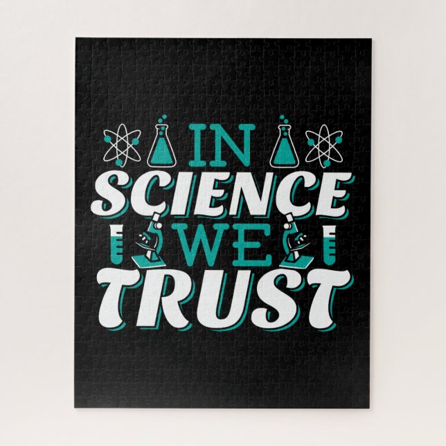 Quebra-cabeça Na Science We Trust Cote - Professor (Vertical)