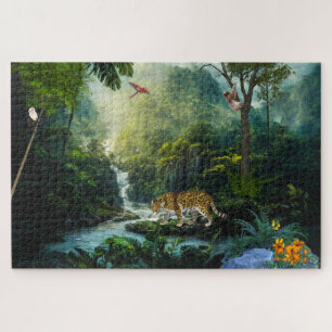 Quebra-cabeça Na selva