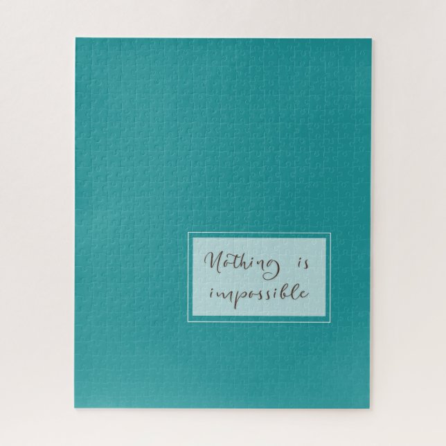 Quebra-cabeça Nada É Impossível: Sage Green 006 (Vertical)