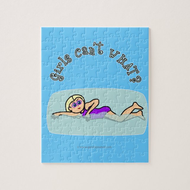 Quebra-cabeça Nadadora Nadadora (Vertical)