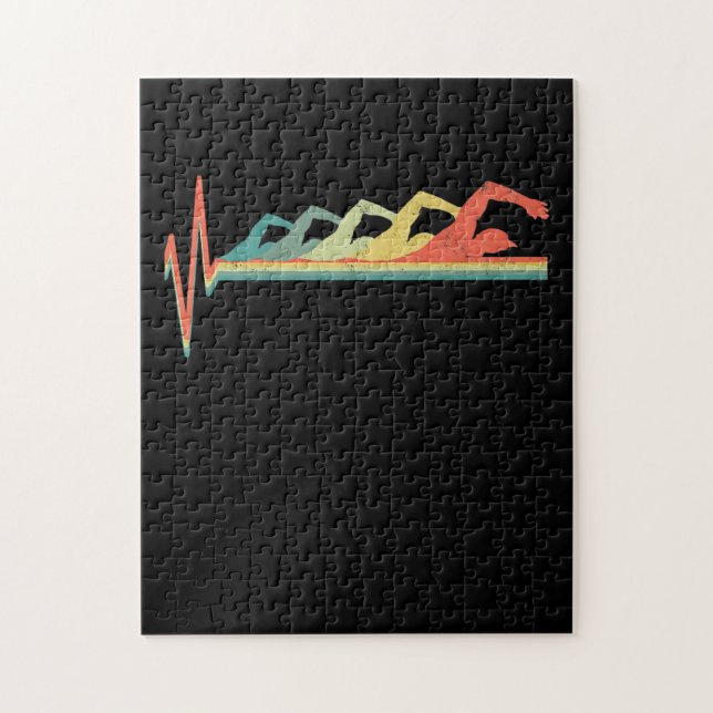 Quebra-cabeça Nadar Prêmio de Presente de Batimento de Coração N (Vertical)