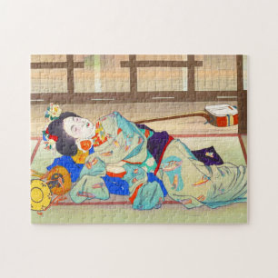 Quebra-cabeça Nakazawa Hiromitsu Inn na Gion maiko geisha art