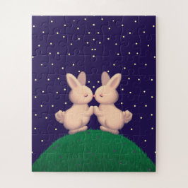Quebra-cabeça Namorados Bunnies
