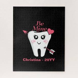 Quebra-cabeça Namorados Dentista - Coração Dente, Seja Meu