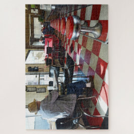 Quebra-cabeça Namorados Diner Interior