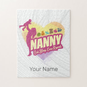 Quebra-cabeça Nanny Nursemaid Vintage Babysitter Nurse de Cuidad