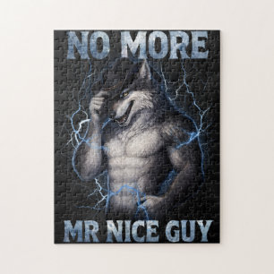 Quebra-cabeça Não Mais Senhor Cara Legal Engraçado Meme de Lobo 